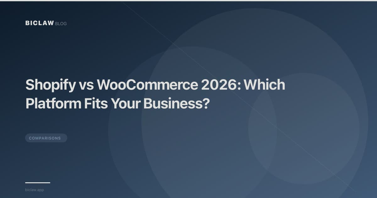 Shopify vs WooCommerce 2026: Which Platform Fits Your Business?