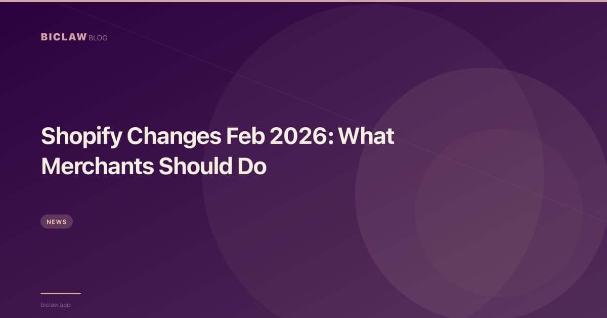 Shopify Changes Feb 2026: What Merchants Should Do